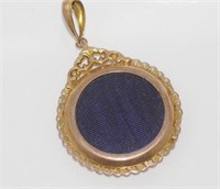 Vintage 9ct double sided locket / pendant