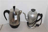 CHOICE OF COFFE POTS