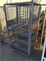 Rolling Metro Wire Cage