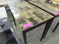 Marble-"look" Table, 3' tall x 22" x 42"