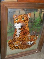 MIRRORED FRAMED CHEETAH