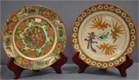 Two various Chinese porcelain plates