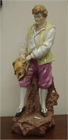 Porcelain figure of young man