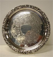 Hecworth silver plated salver
