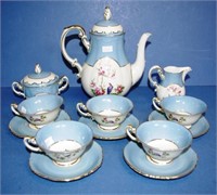 Royal Bayreuth thirteen piece coffee set