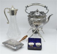 Quantity of antique & vintage silver plated wares