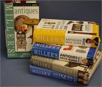 Five volumes 'Miller's Antique Price Guide'