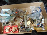 Costume Jewelry Lot W/Rings, Necklaces, & Bracelet