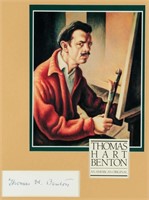 SIGNATURE OF AMERICAN ARTIST THOMAS HART BENTON