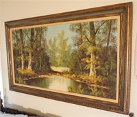 Framed Oil Painting E. Neuhold