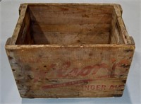 Vtg Wilson Ginger Ale Pop Crate