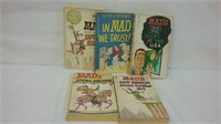 5 Vintage MAD Pocket Books
