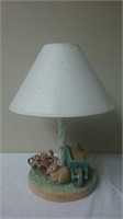 Woodland Creatures Child's Table Lamp  - Working