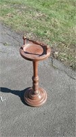 Wooden Vintage Smoke Stand Missing The Ashtray