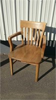 Sturdy Oak Arm Chair