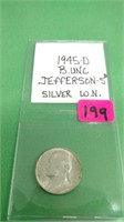 1945D  Jefferson Silver W.N.- B.U.