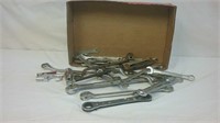 Tray Lot Of Various Wrenches