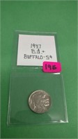 1937 Buffalo 5 cent  B.UNC+