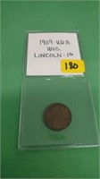 1909 V.D.B  Indian 1 cent  UNC