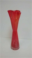 Pretty Hand Blown Glass Vase
