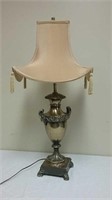 Attractive Brass Table Lamp Working