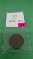 1819 Large Cent VG