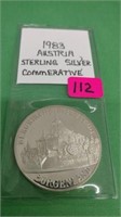 1983 Austria Sterling Silver Commerative