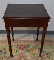 Side Accent Table With Drawer