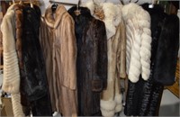 Assorted Fur Coats Fox / Mink / Coyote