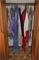 2 CLOSET OF CLOTHES AND SHEETS