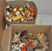 4 BOXES OF ASSORTED BISQUE FIGURINES