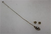 NECKLACE WITH EARRING SET