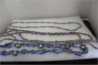 SELECTION OF BEAD NECKLACES