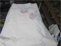 Hand Done Needlepoint Tablecloth