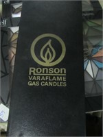 Vtg. 1970's Ronson Varaflame Gas Candles