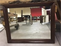 Large wooden framed Mirror
