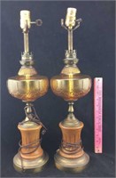 Pair of Electric Lamps