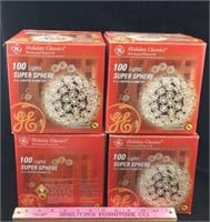 GE Super Sphere Christmas Lights - Clear