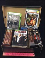 DVDs and Xbox Games