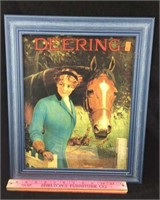 Framed Deering Poster