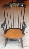 Stenciled Hitchcock style maple rocker