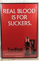 Framed Tru Blood Beverage Poster