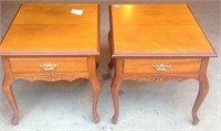 Pair of one drawer and tables