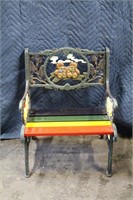 Small Childs Size Cast-iron Chair