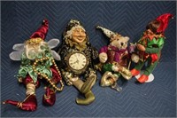 Assorted Decorative Elves