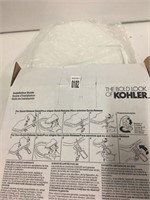 KOHLER WHITE ELONGATED TOILET SEAT