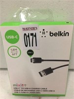 BELIKN USB-C TO USB-A CHARGE CABLE
