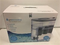 PH RECHARGE FILTRATION SYSTEM