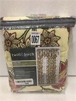 TWILL & BIRCH CELINE ROD PACKET PANEL SIZE 56'' X