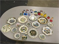 Lot of state plates and magnets